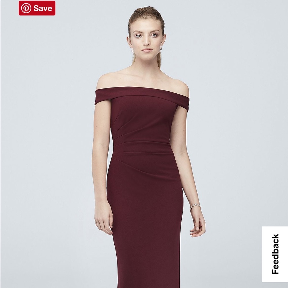 David’s Bridal | Db Studio | Off-The-Shoulder Str… - image 1